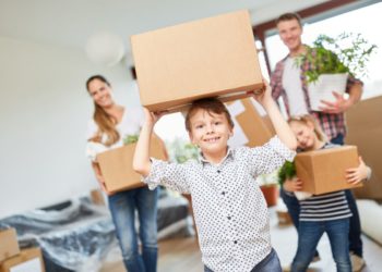 La reazione di un bambino ad un trasloco