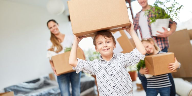 La reazione di un bambino ad un trasloco
