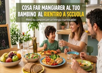 Menù da campioni: cosa far mangiare al tuo bambino per un rientro a scuola pieno di energia