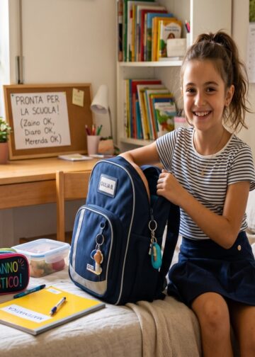 Zero ansia, zaino pronto: come sopravvivere (e brillare) al primo giorno di scuola